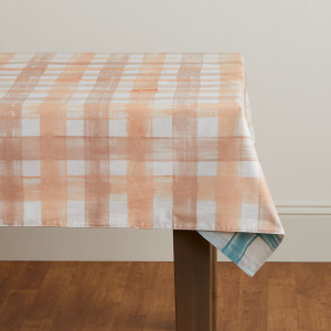 reversible watercolor gingham tablecloth - standard alt 5